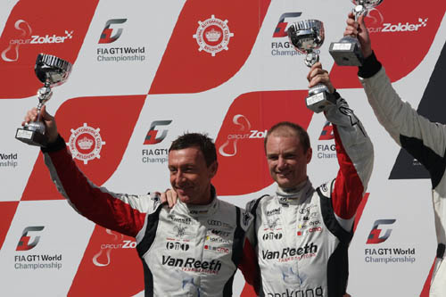 Xavier Maassen en Bert Longin op podium